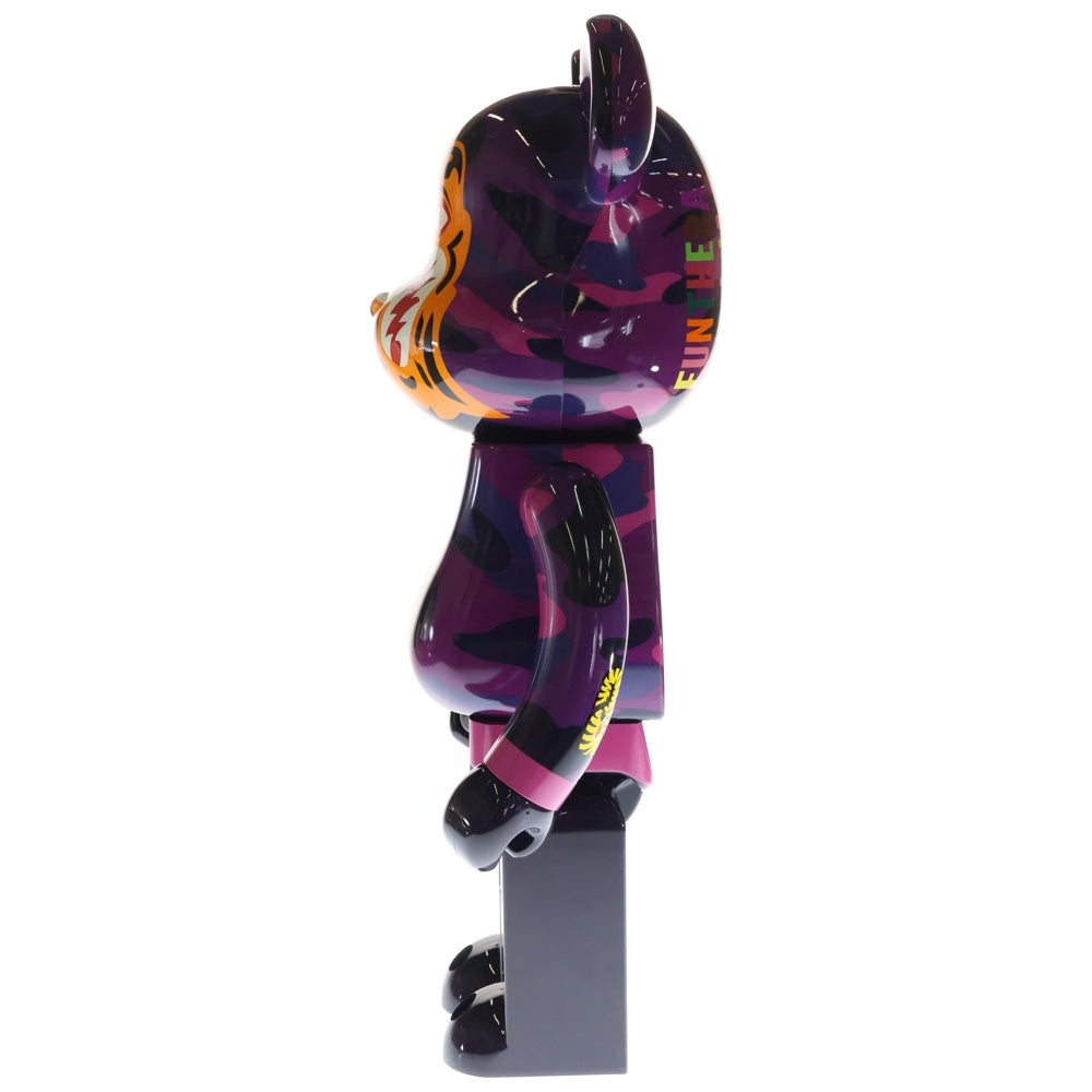 MEDICOM TOY(メディコムトイ) ×BAPE BE@RBRICK COLOR CAMO TIGER ベアブリック カラーカモ タイガー 人形 パープル