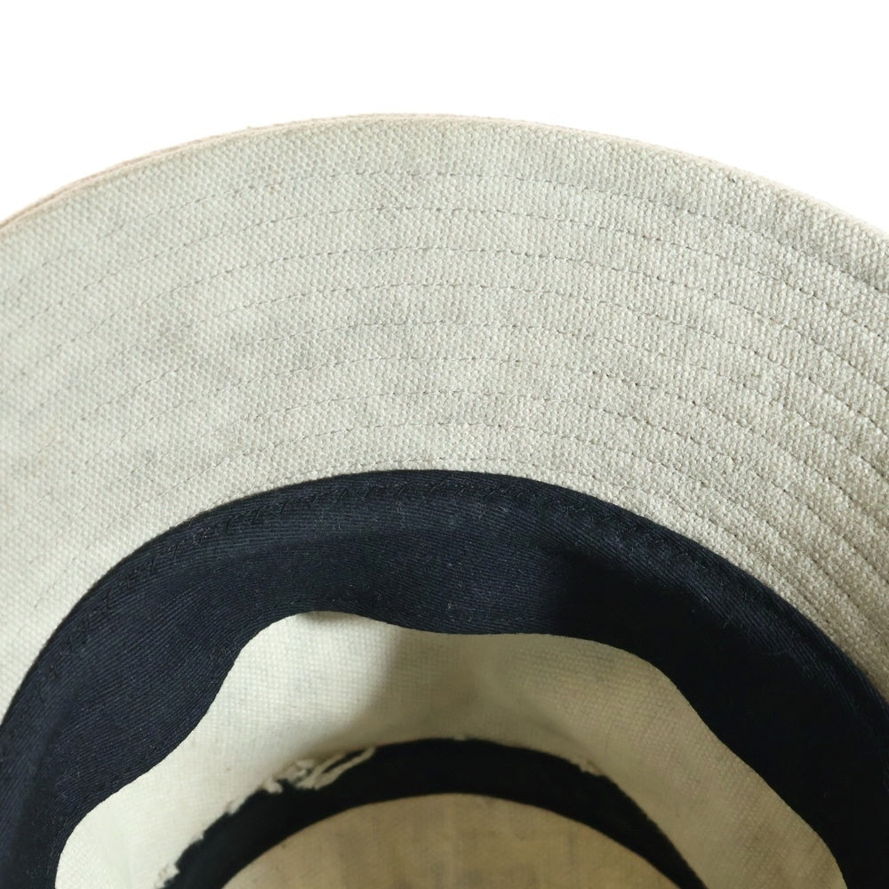 READY MADE(レディメイド) x Dr.WOO BUCKET HAT TATOO ドクターウー ヴィンテージ加工 タトゥーデザインバケットハット 帽子 グレー調