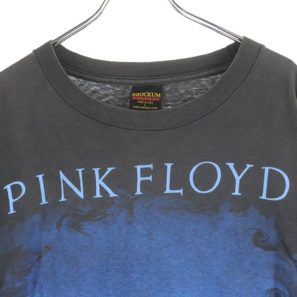 VINTAGE(ヴィンテージ) 90's PINK FLOYD WISH YOU WERE HERE ピンクフロイド 両面プリントロゴ 半袖Tシャツ カットソー ブラック