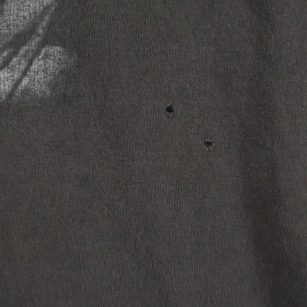 SAINT MICHAEL(セントマイケル) 23SS SS TEE WE LIVE HELL 半袖Tシャツ カットソー ブラック SM-A23-0000-002