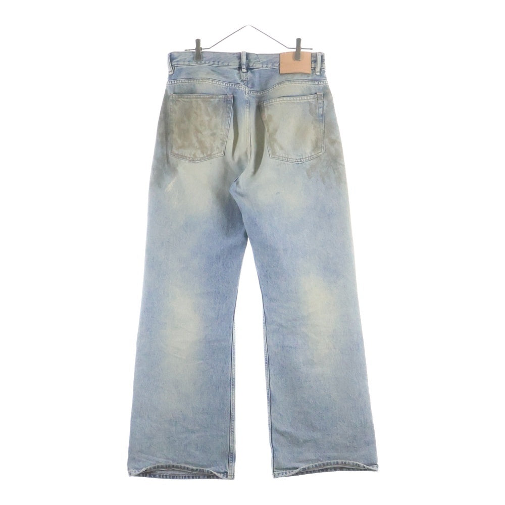 Acne Studios(アクネ ストゥディオズ) 2021M PENICILLIN ペニシリン ダメージデザイン ルーズフィット ボタンフライ デニムパンツ ジーンズ インディゴ B00403
