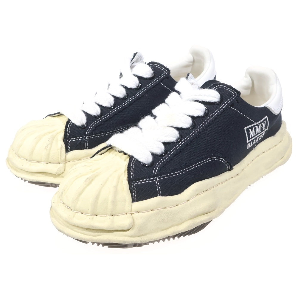 MIHARA YASUHIRO(ミハラヤスヒロ) BLAKEY VL ブレイキー ヴィンテージライク キャンバス ローカットスニーカー ブラック/ホワイト A09FW732