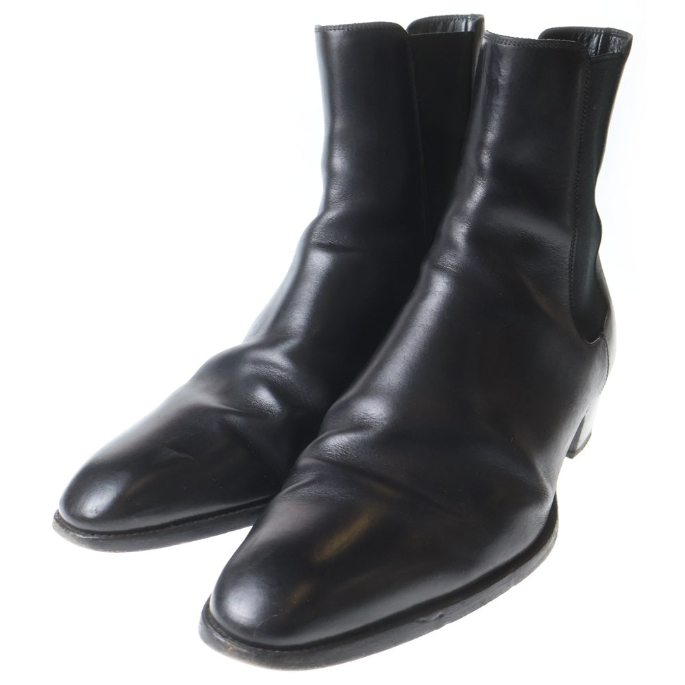 SAINT LAURENT PARIS(サンローランパリ) サイドゴア レザー チェルシー ブーツ ブラック 443213