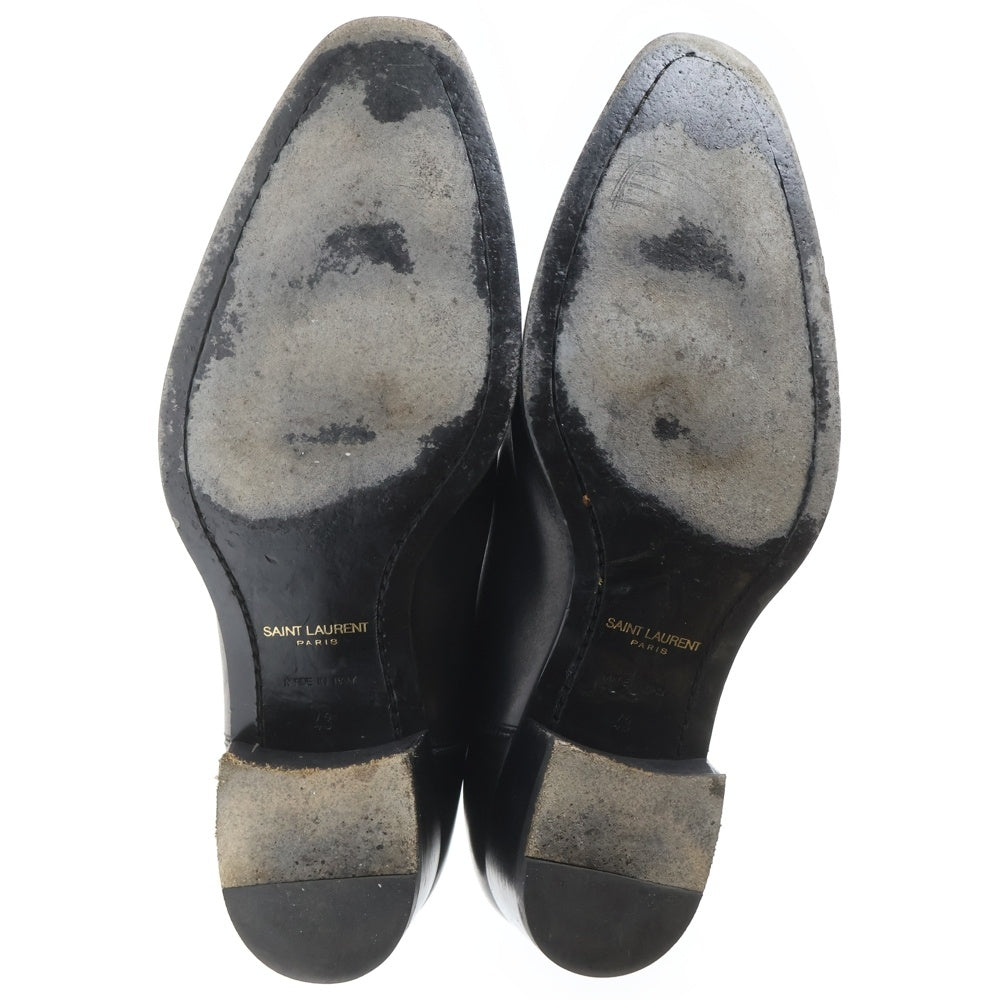 SAINT LAURENT PARIS(サンローランパリ) サイドゴア レザー チェルシー ブーツ ブラック 443213