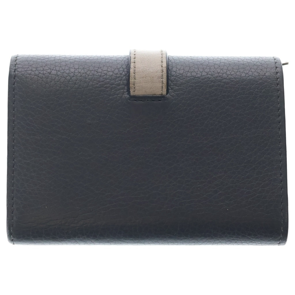 LOEWE(ロエベ) バーティカル ウォレット スモール 三つ折り財布 グレー レディース