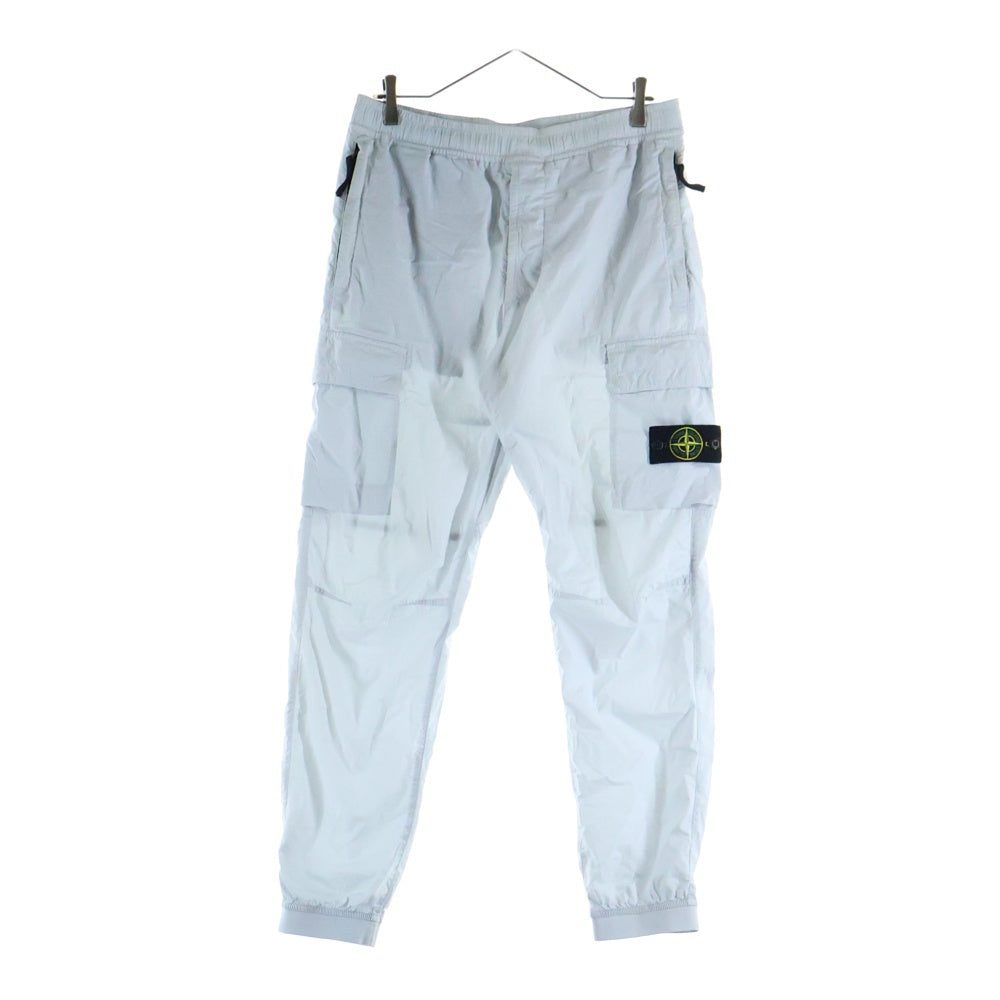 STONE ISLAND(ストーンアイランド) 24AW STRETCH COTTON CARGO PANTS ロゴワッペン ストレッチコットンカーゴパンツ ホワイト K1S153100031S0003