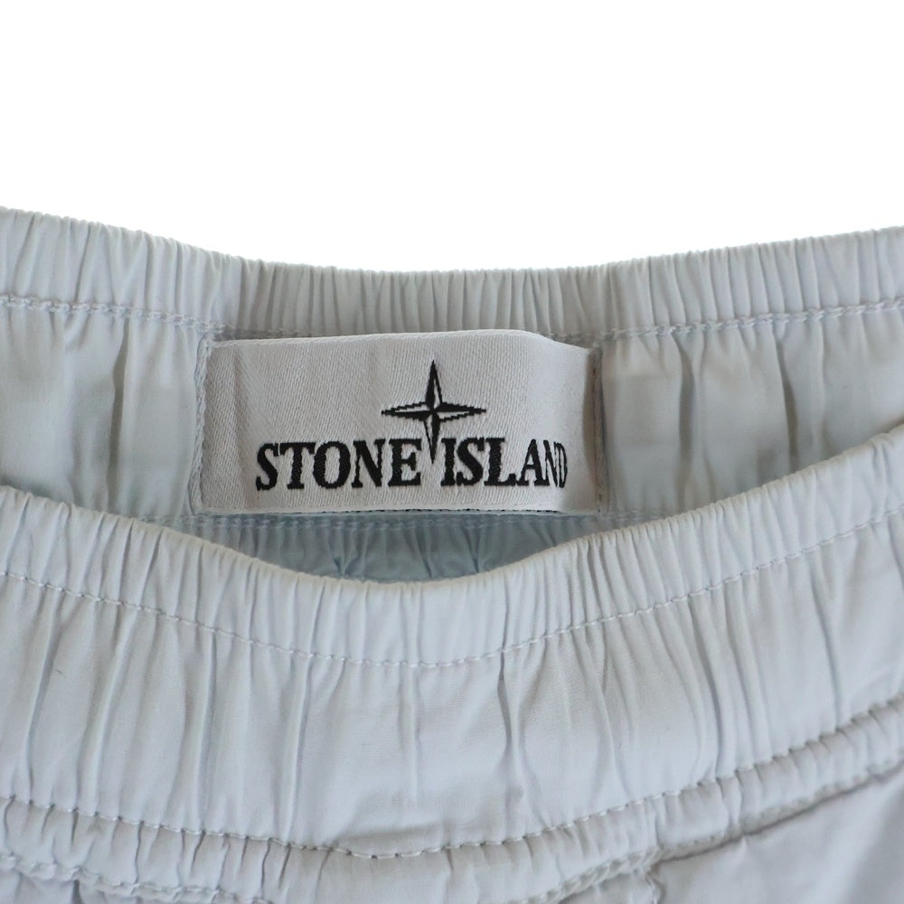 STONE ISLAND(ストーンアイランド) 24AW STRETCH COTTON CARGO PANTS ロゴワッペン ストレッチコットンカーゴパンツ ホワイト K1S153100031S0003