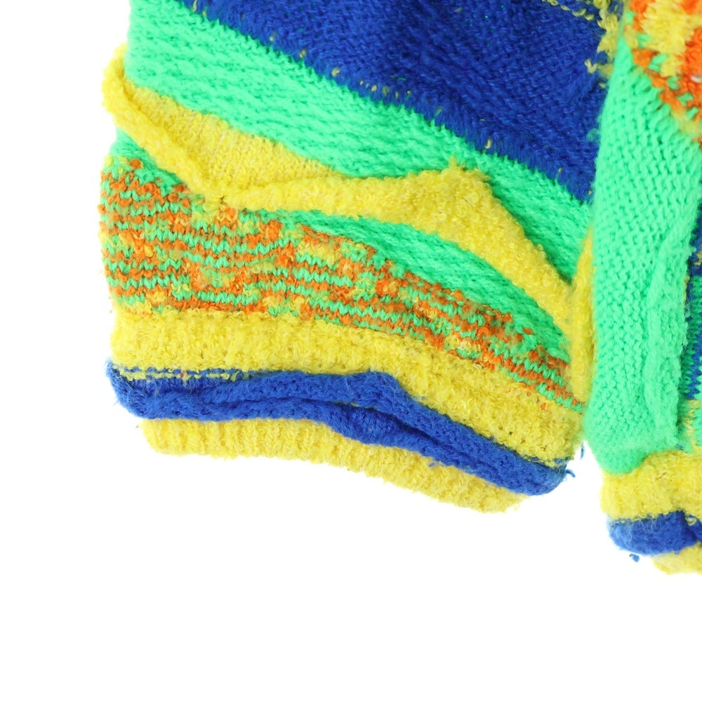 COOGI(クージー) 3D DESIGN KNIT SWEATER ケーブル コットン 長袖ニットセーター マルチカラー