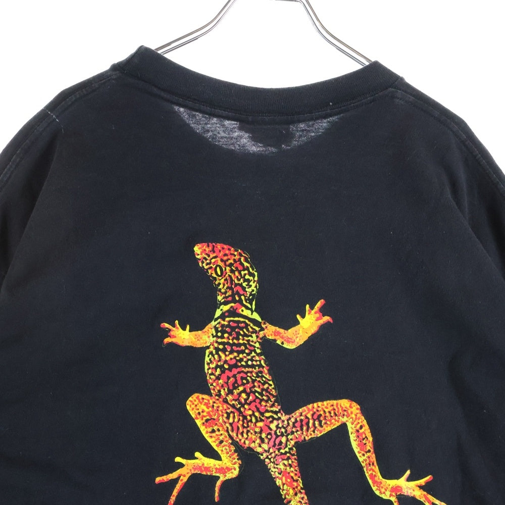 VINTAGE(ヴィンテージ) 90s MARLBORO UNLIMITED LIZARD マルボロ アンリミテッド 半袖Tシャツ カットソー ブラック