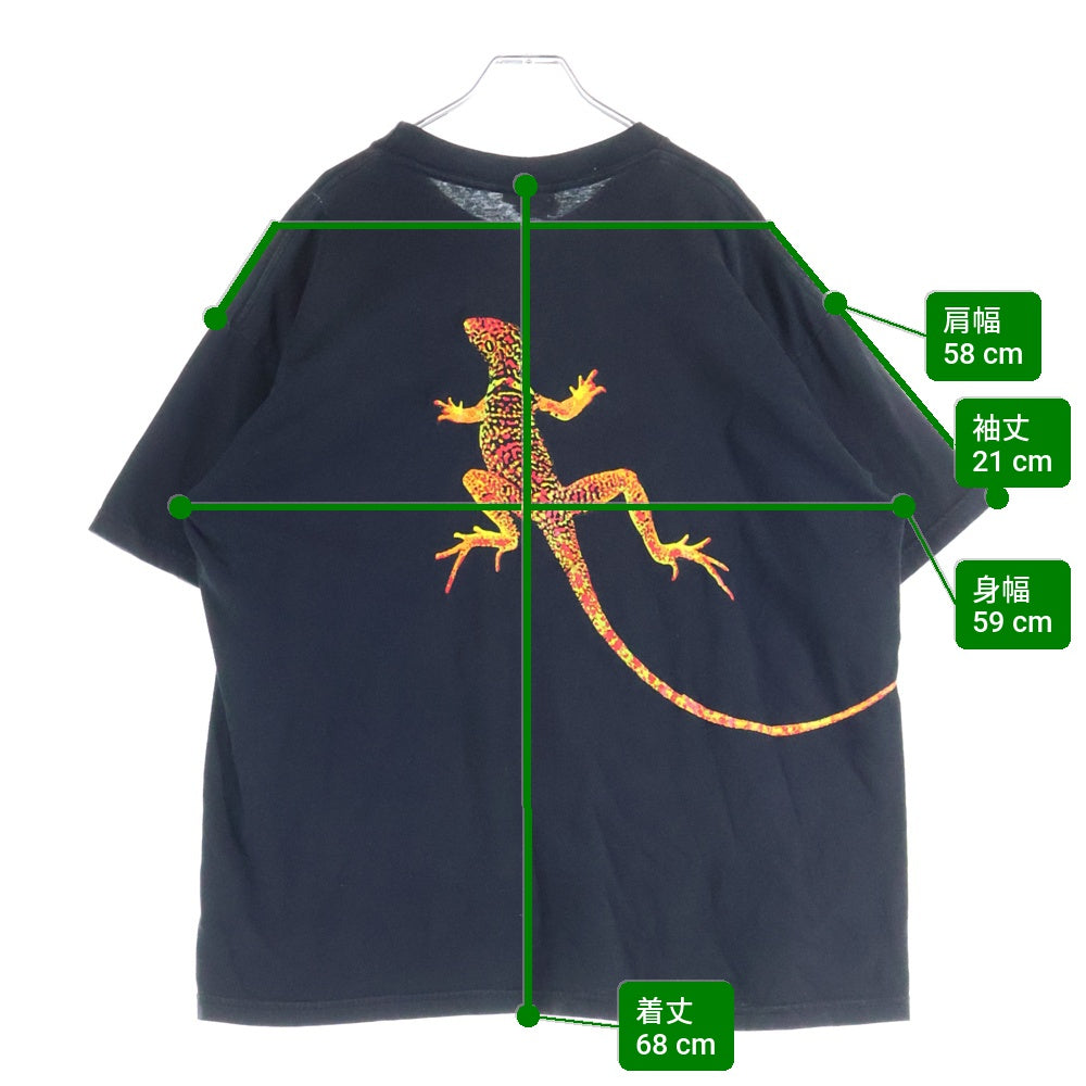 VINTAGE(ヴィンテージ) 90s MARLBORO UNLIMITED LIZARD マルボロ アンリミテッド 半袖Tシャツ カットソー ブラック
