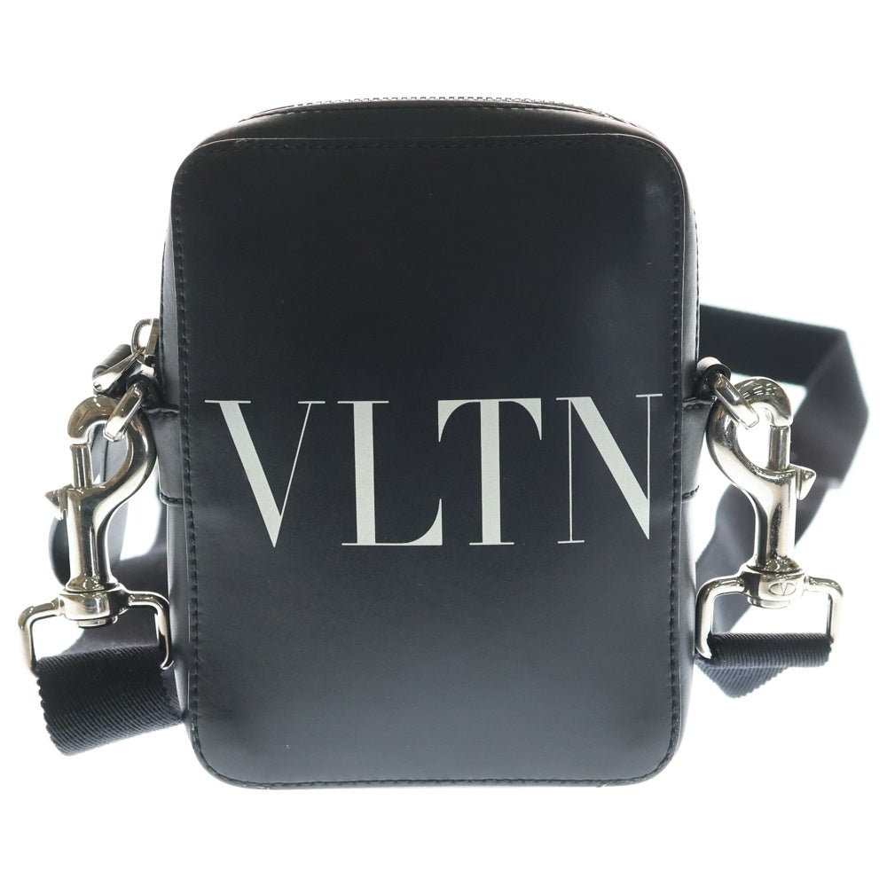 VALENTINO(ヴァレンティノ) Garavani VLTN Leather Crossbody Bag 5Y2B0943 WJW ロゴ レザーショルダーバッグ ブラック レディース