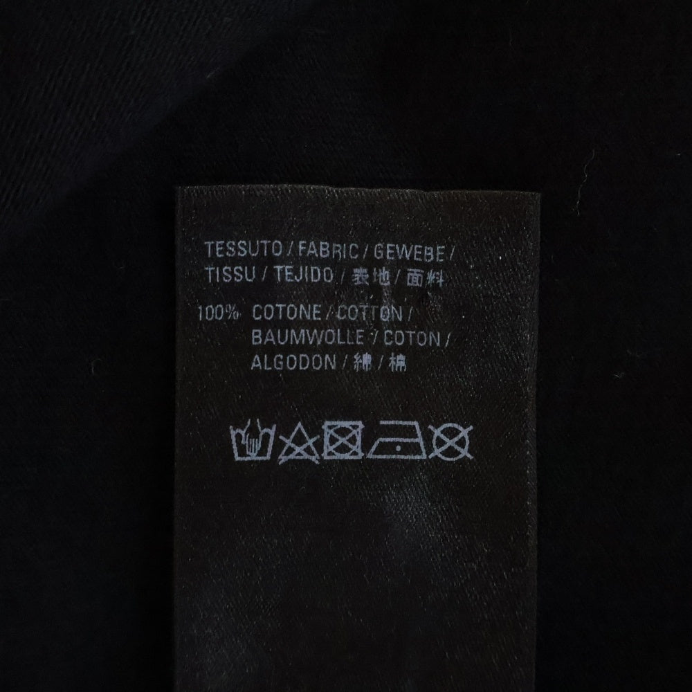 BALENCIAGA(バレンシアガ) 20SS REAL BALENCIAGA T-SHIRTH リアルバレンシアガ フロントプリント半袖Tシャツ カットソー ブラック 612966 TIVA1