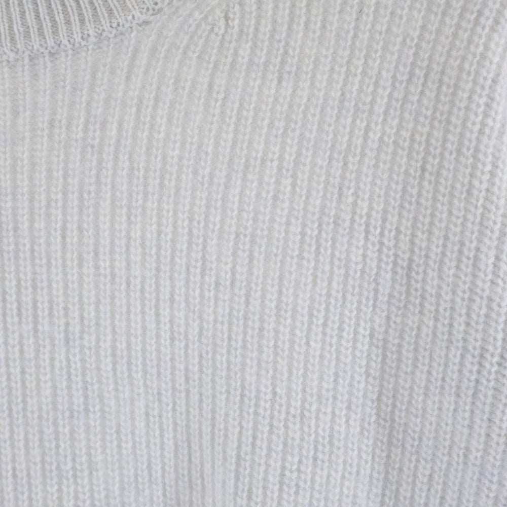 MONCLER(モンクレール) GIROCOLLO TRICOT トリコトット ロゴパッチクルーネックニット セーター グレー I20919C00016