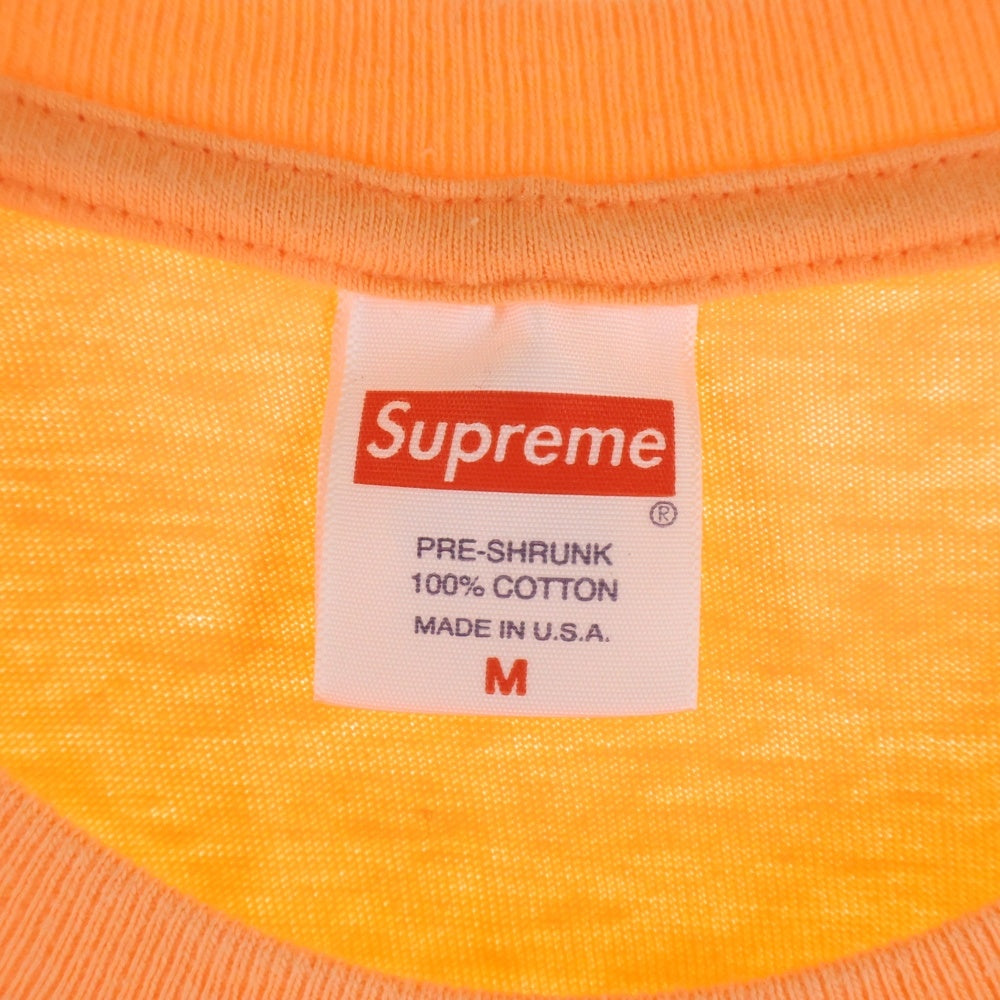 SUPREME(シュプリーム) 23SS Motion Logo Tee モーション ロゴプリント クルーネック 半袖Tシャツ カットソー オレンジ