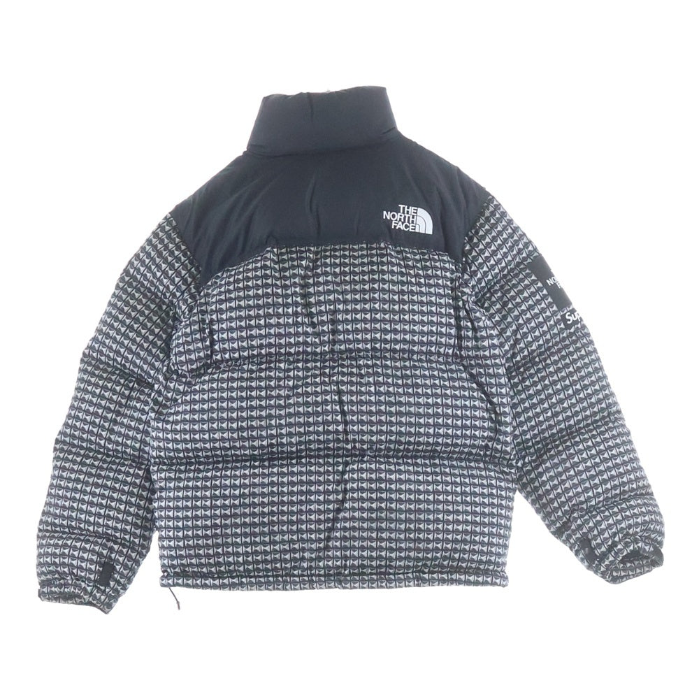 SUPREME(シュプリーム) ×THE NORTHFACE Studed Nuptse Jacket スタッズ ヌプシ ダウンジャケット ブラック/ホワイト ND421001