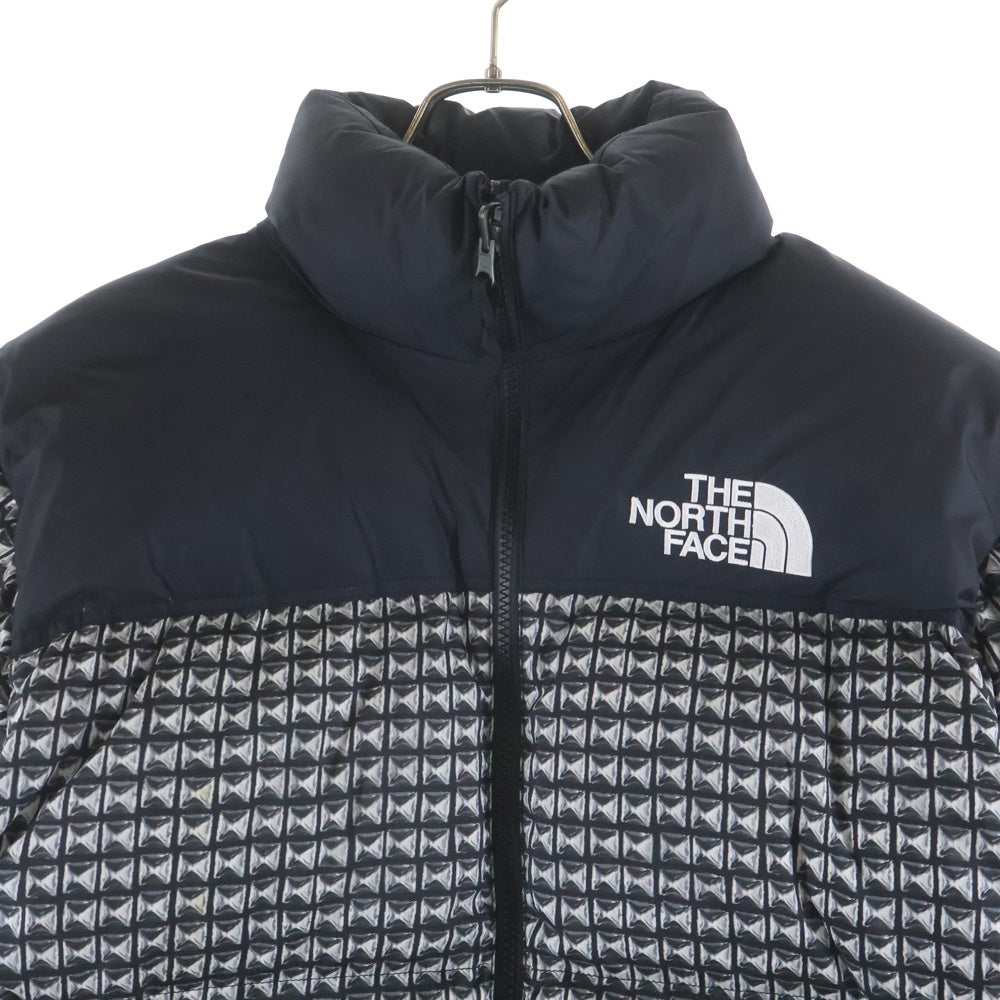SUPREME(シュプリーム) ×THE NORTHFACE Studed Nuptse Jacket スタッズ ヌプシ ダウンジャケット ブラック/ホワイト ND421001
