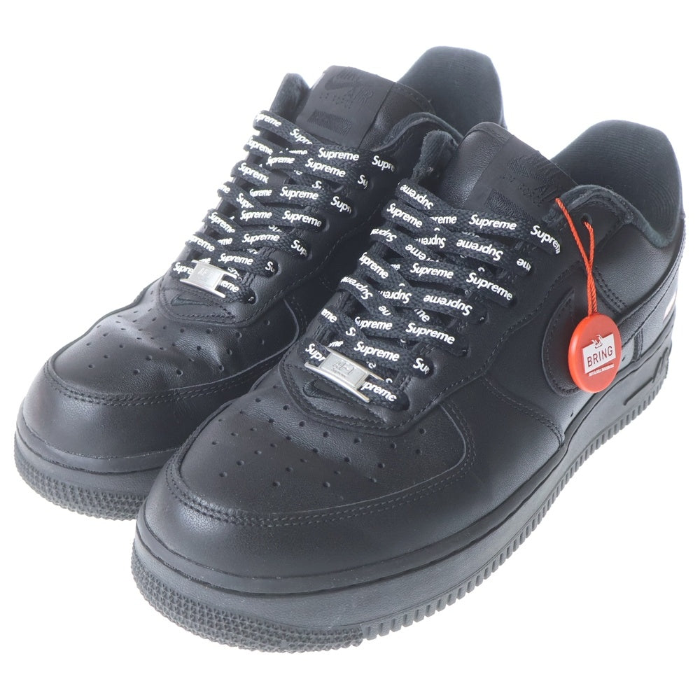 SUPREME(シュプリーム) ×SUPREME AIR FORCE 1 LOW SP エアフォースワン ローカットスニーカー ブラック US9.5/27.0cm CU9225-001