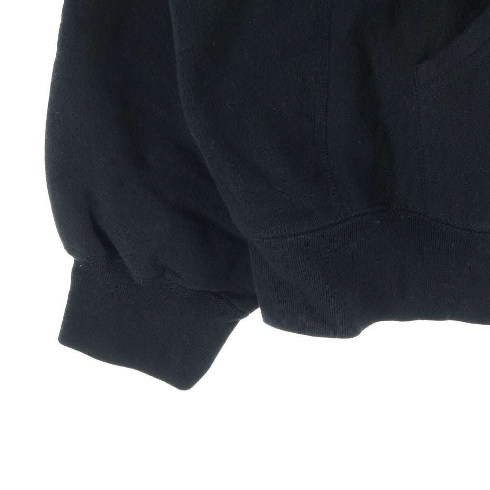 SUPREME(シュプリーム) 24AW Raised Script Hooded Sweatshirt スクリプトロゴ スウェット フーディープルオーバーパーカー ブラック