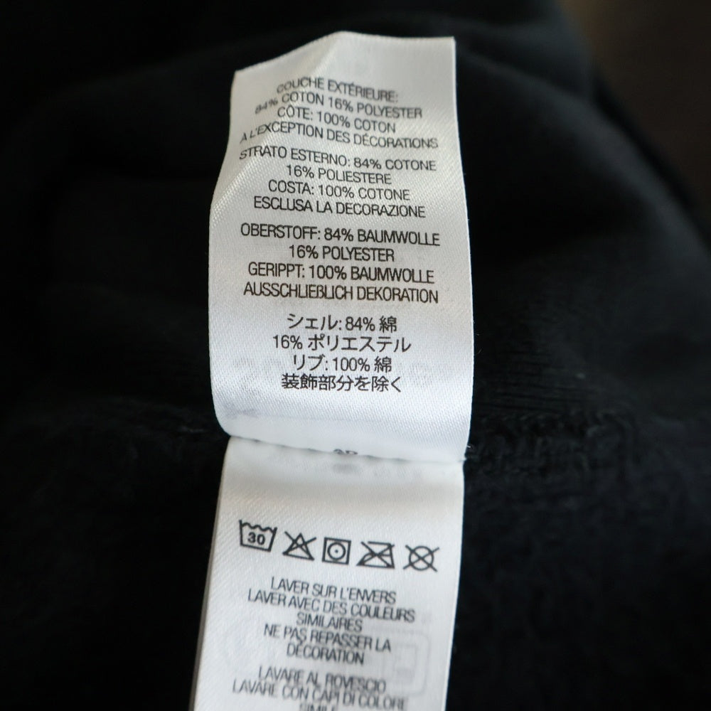 SUPREME(シュプリーム) 24AW Raised Script Hooded Sweatshirt スクリプトロゴ スウェット フーディープルオーバーパーカー ブラック