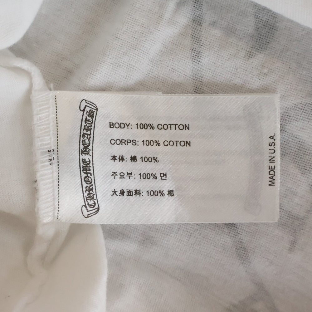 CHROME HEARTS(クロムハーツ) CH T-SHRT ラスベガス限定バックホースシュープリント 半袖Tシャツ カットソー ホワイト
