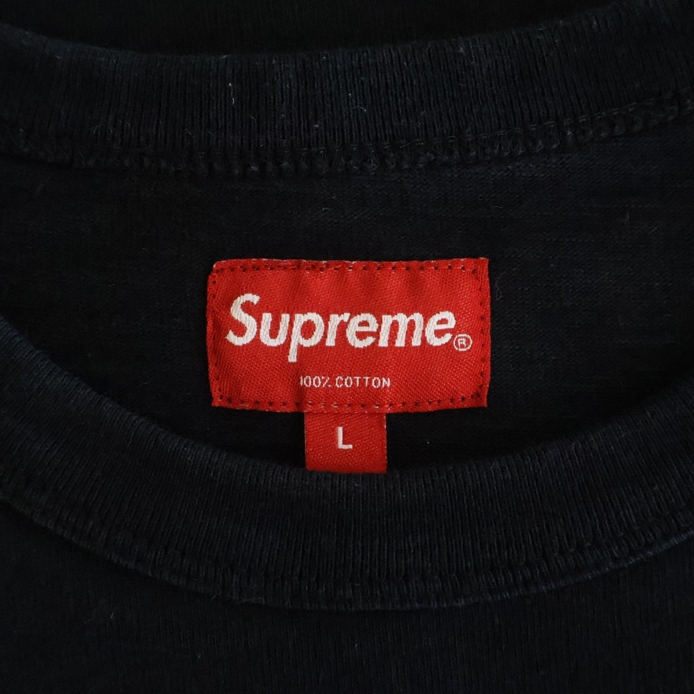 SUPREME(シュプリーム) 19AW Flame Logo Tee フレイムロゴ 半袖Tシャツ カットソー ブラック