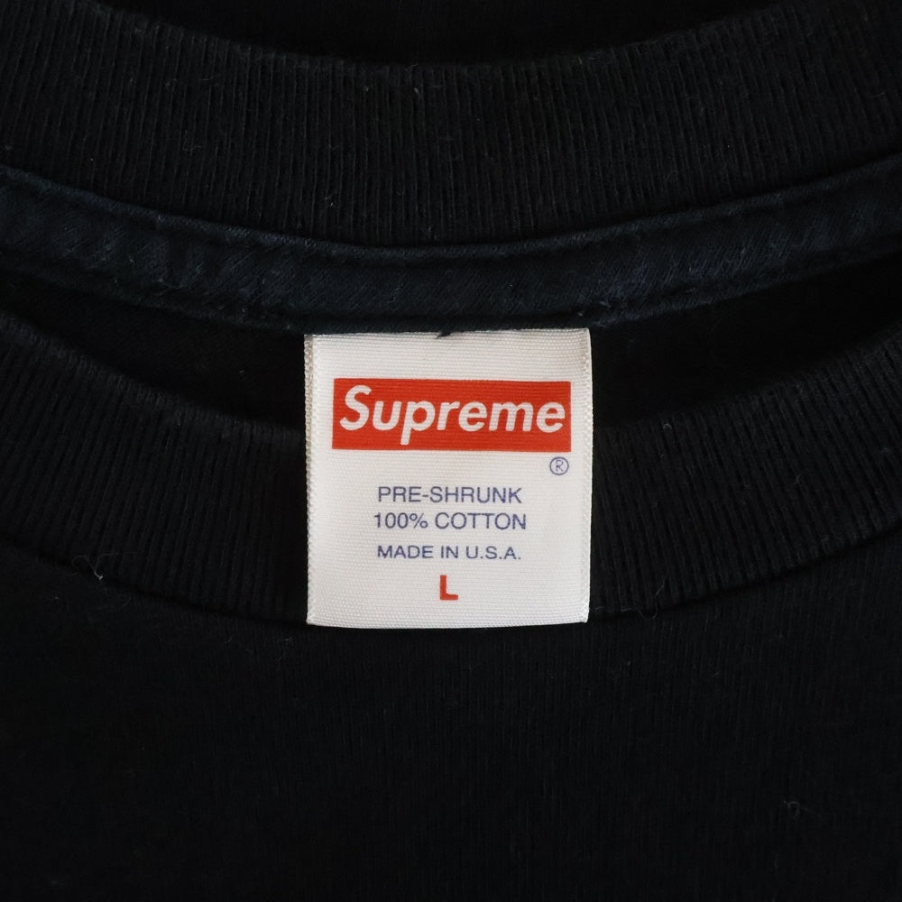 SUPREME(シュプリーム) 19AW Mary J. Blige Tee メアリーJブライジ フォトプリント 半袖Tシャツ カットソー ブラック