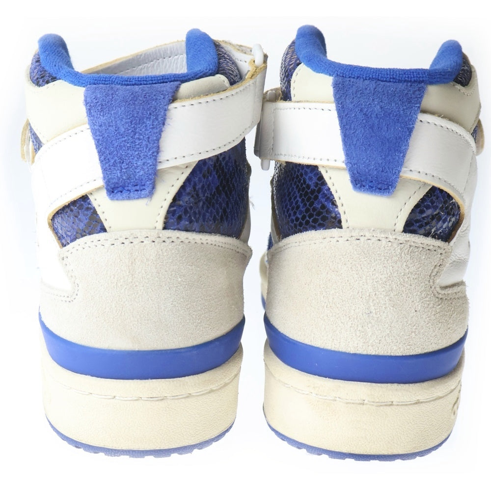 adidas(アディダス) FORUM 84 HI FZ6300 フォーラム84 ハイカットスニーカー ホワイト/ブルー US6.5/24.5cm レディース