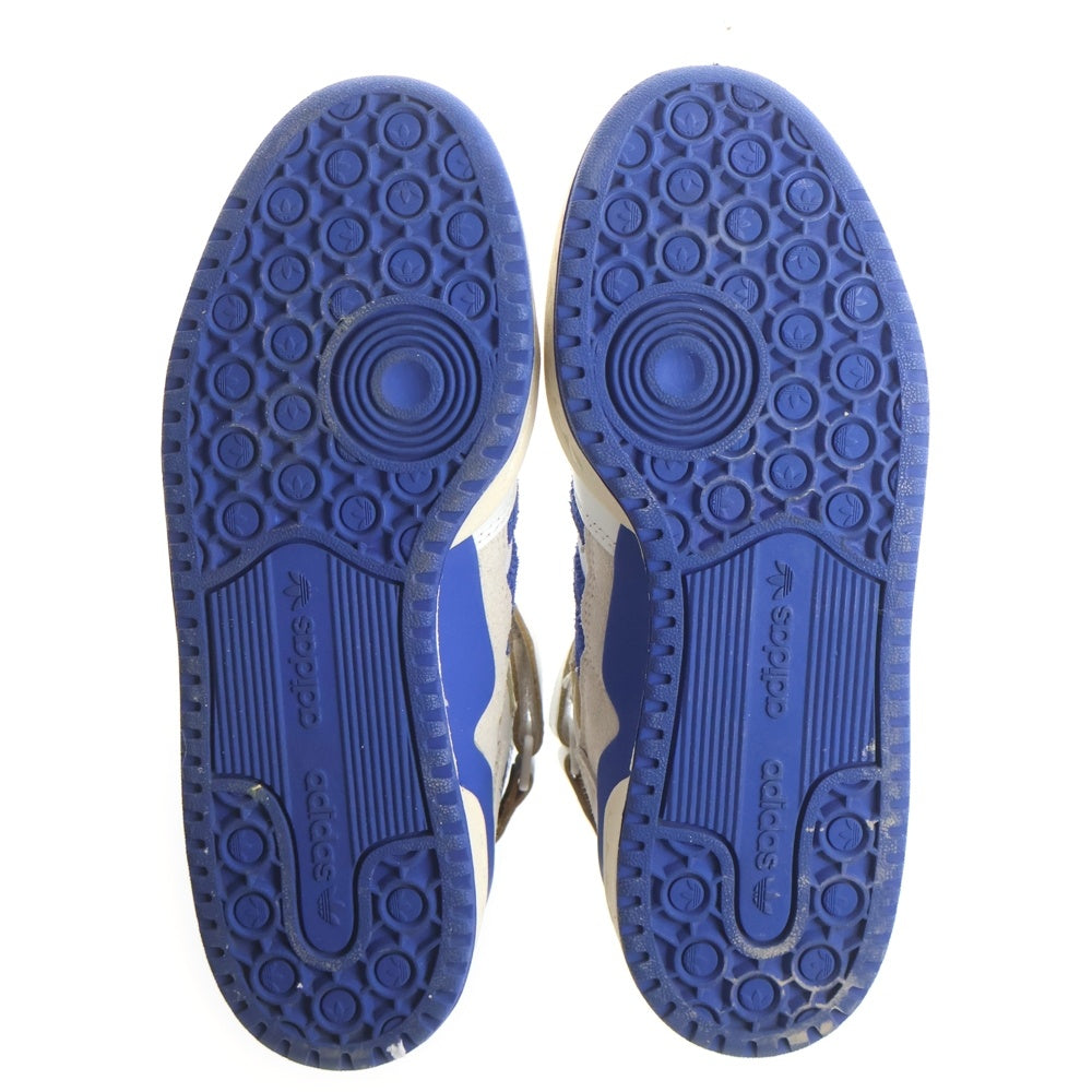 adidas(アディダス) FORUM 84 HI FZ6300 フォーラム84 ハイカットスニーカー ホワイト/ブルー US6.5/24.5cm レディース