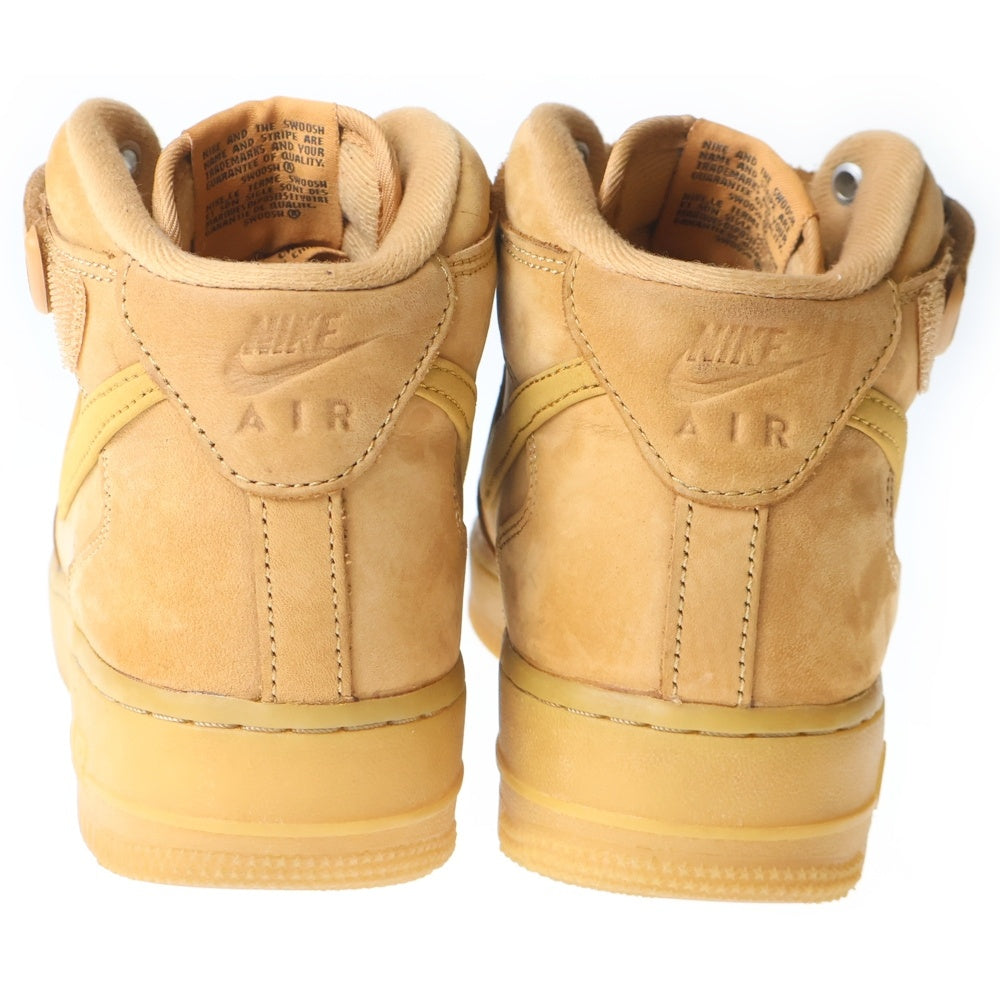 NIKE(ナイキ) AIR FORCE 1 MID '07 WB FLAX DJ9158-200 エアフォース1 ミッドカットスニーカー ブラウン US6.5/24.5cm レディース