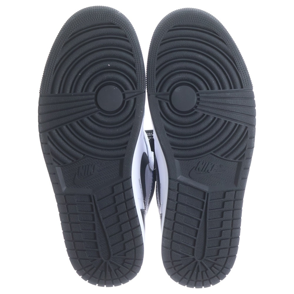 NIKE(ナイキ) ×fragment design AIR JORDAN 1 HIGH RETRO OG エアジョーダン1 レトロ ハイ オージースニーカー US10.5/28.5cm ホワイト/ブラックII7282-100