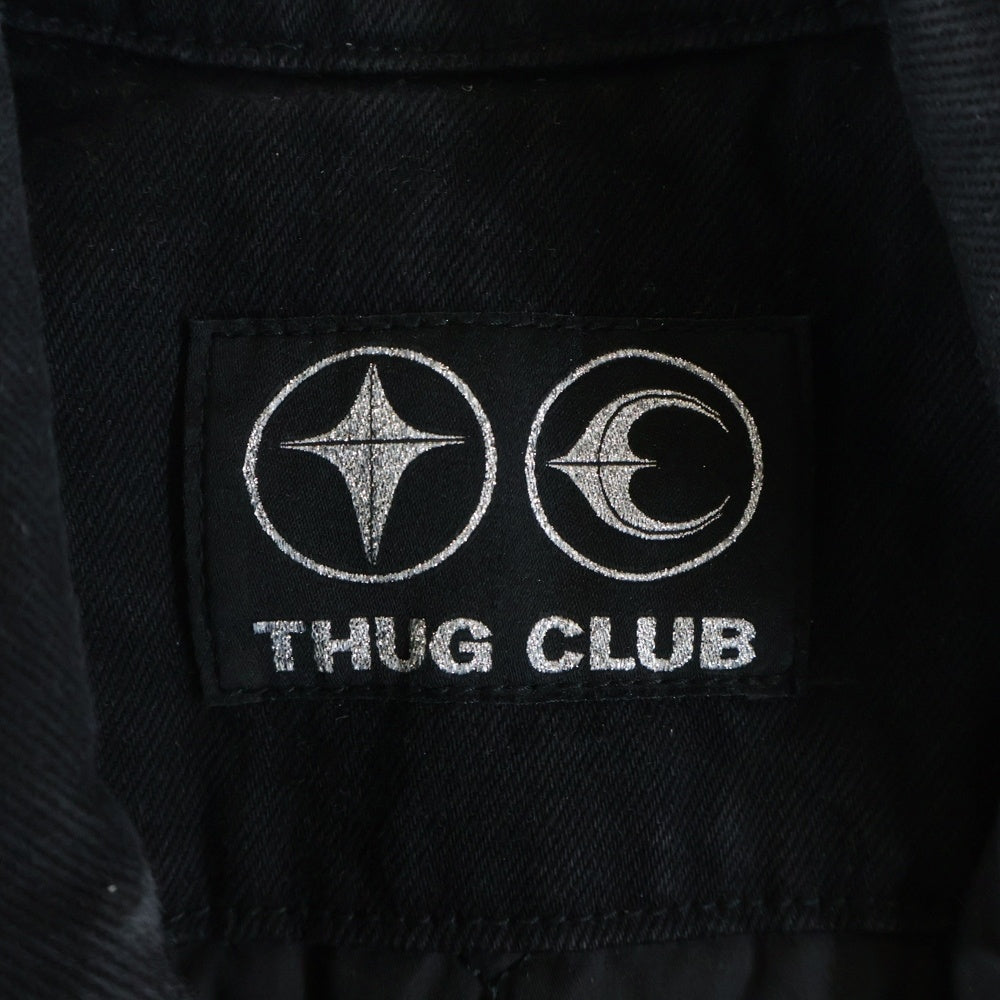 THUG CLUB(サグクラブ) ×Dickies ×Stitch Eisenhower ×ディッキーズ ×ステッチ アイゼンハワー ジャケット ブラック