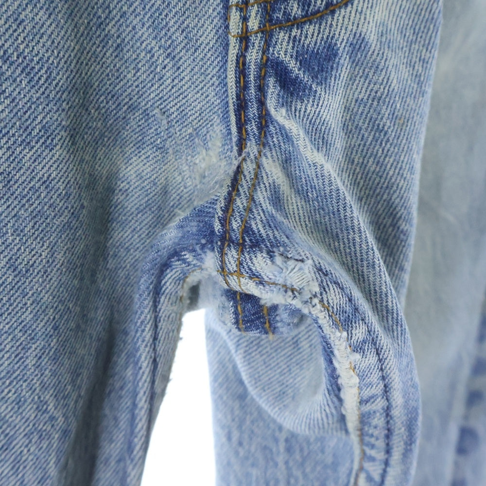 DENIM TEARS(デニムティアーズ) ×Levi's リーバイス フラワープリント ラインストーン付き デニムパンツ インディゴ A2634-00