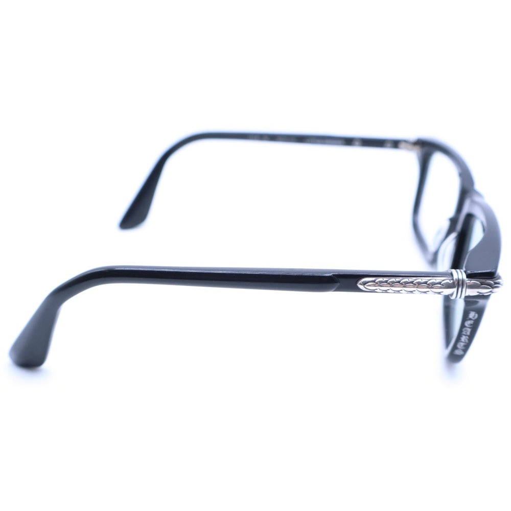 CHROME HEARTS(クロムハーツ) LITTLE DINGER リトル ディンガー フレアニーテンプル ウェリントンサングラス メガネ ブラック/シルバー