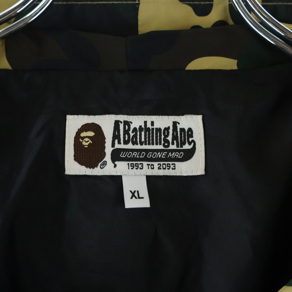 A BATHING APE(アベイシングエイプ) ナイロン ダックハンターカモ カモ柄マウンテンパーカー マルチカラー 001LJJ701016M