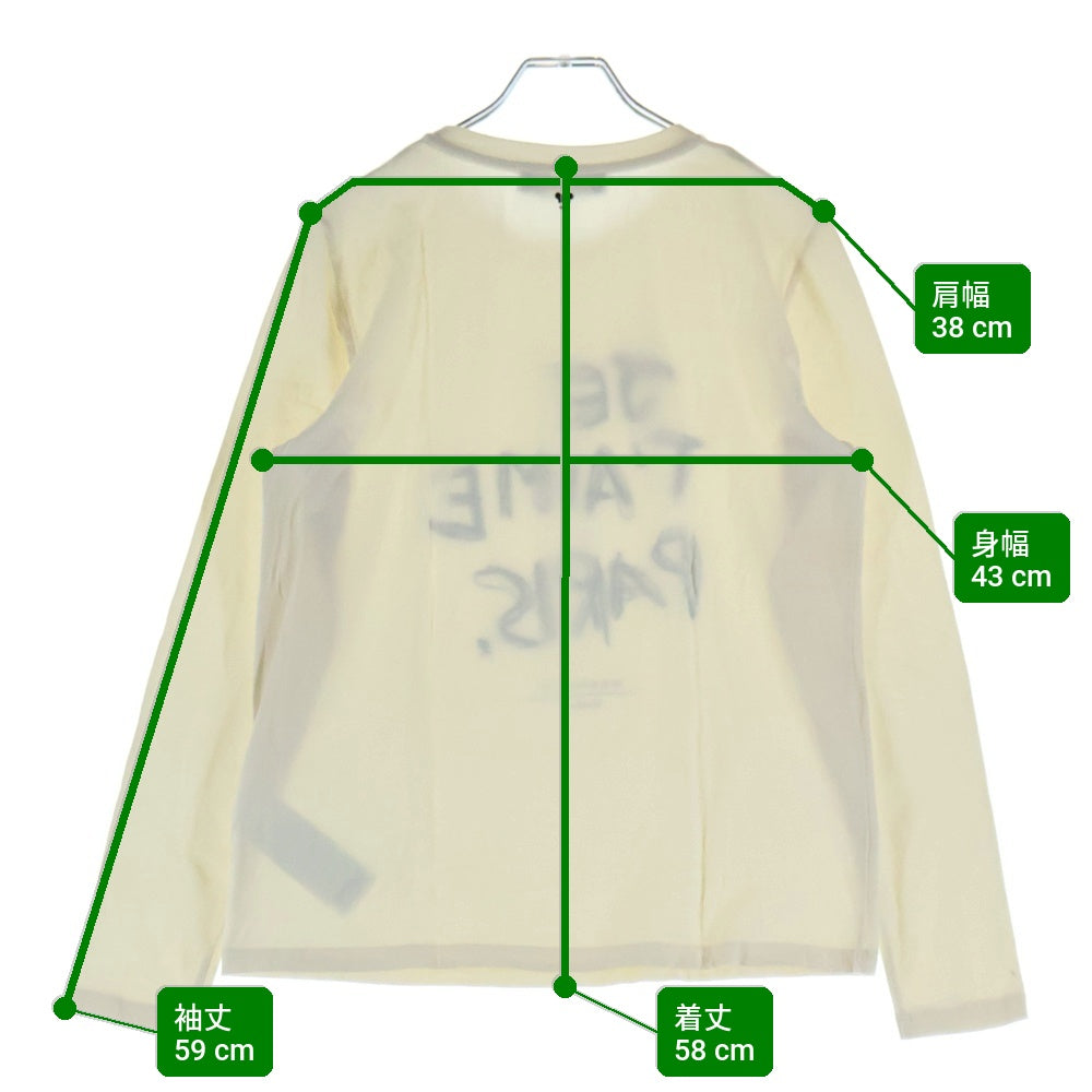 Weekend Max Mara(ウィークエンド マックスマーラ) クールネック 長袖Tシャツ ロングTシャツ クリーム 2525946032670 レディース
