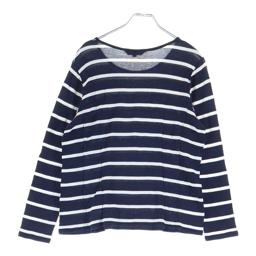 BURBERRY(バーバリー) ボーダー柄 長袖Tシャツ ロングスリーブ ロンティー ネイビー レディース
