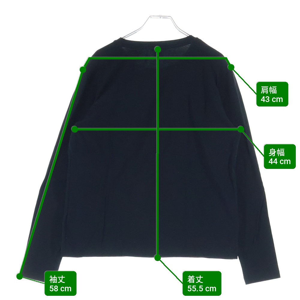 HUGO BOSS(ヒューゴボス) ロゴ 長袖シャツ ロングTシャツ カットソー ブラック レディース