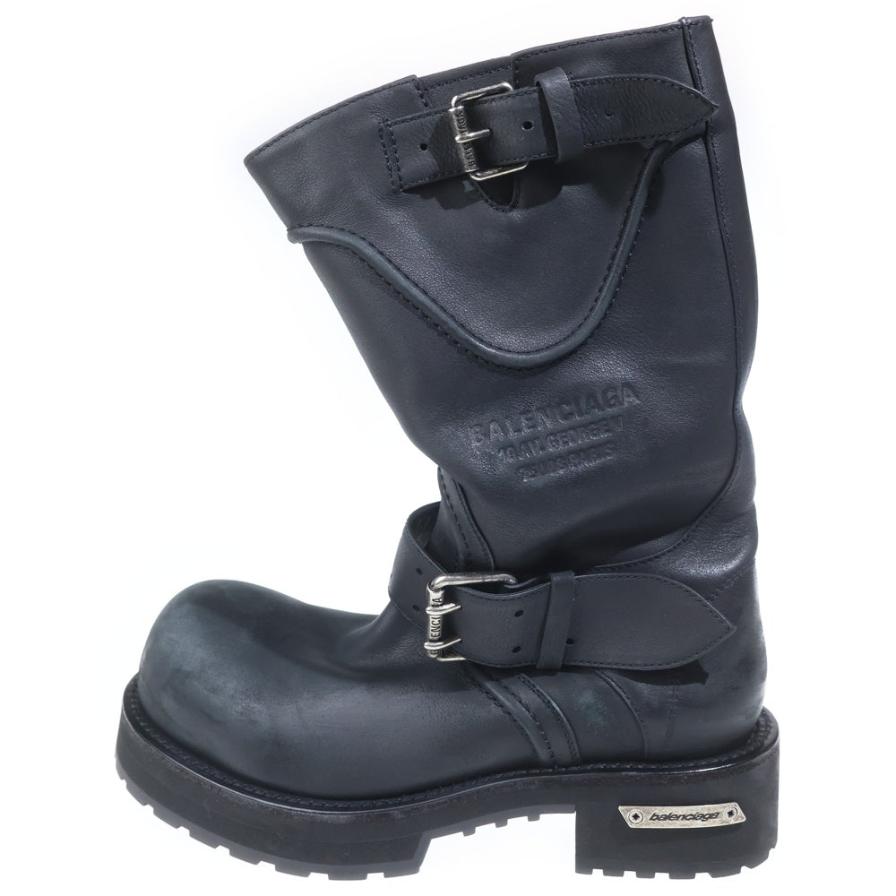 BALENCIAGA(バレンシアガ) VENOM ヴェノムレザーロングブーツ ブラック