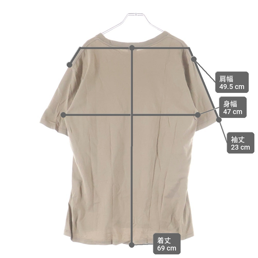 NUMBER (N)INE(ナンバーナイン) 07SS ABOUT A BOY IF HE WAS STILL ALIVE プリント半袖Tシャツ カットソー ベージュ