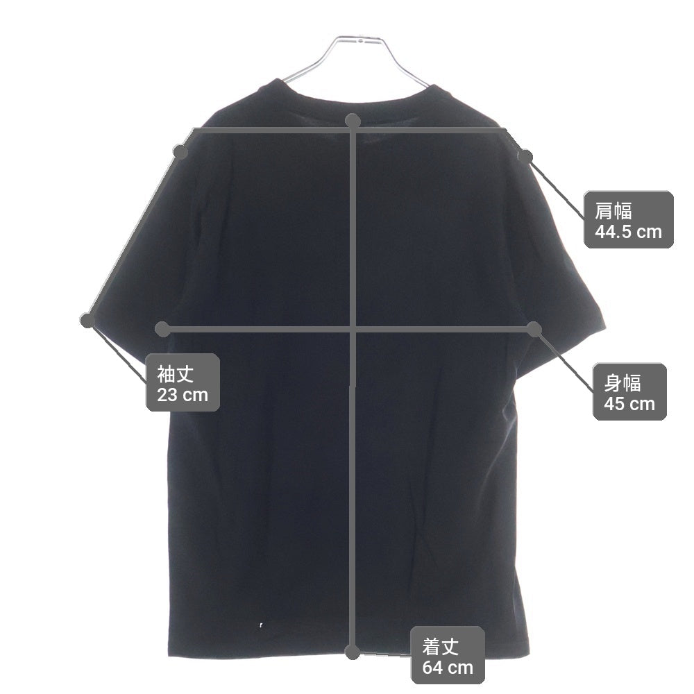 NUMBER (N)INE(ナンバーナイン) 08AW ×Disney ドナルドダック スカル プリント半袖Tシャツ カットソー ブラック