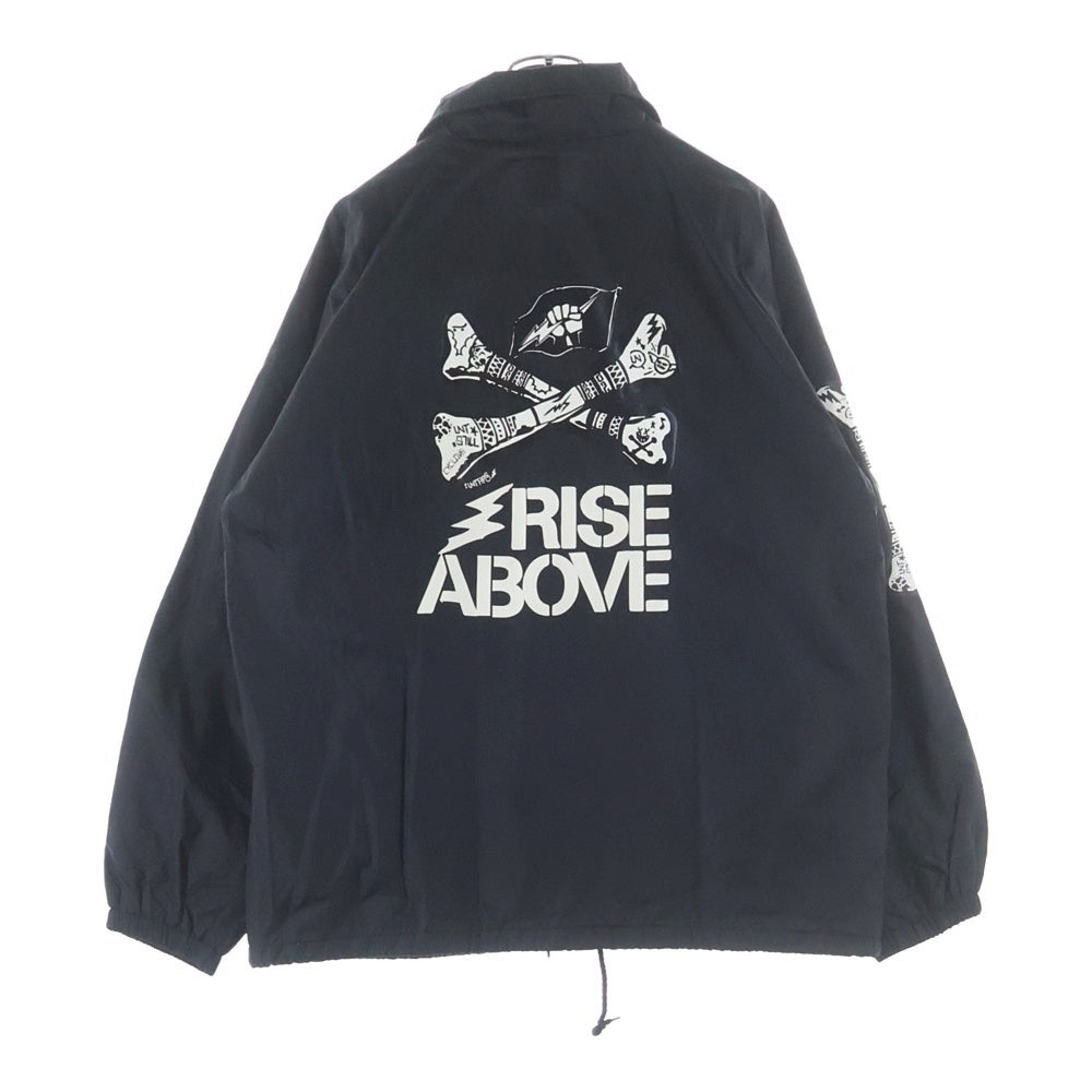 WTAPS(ダブルタップス) BONES RISE ABOVE DISARMAMENT BONES JACKET ナイロンコーチジャケット ブラック