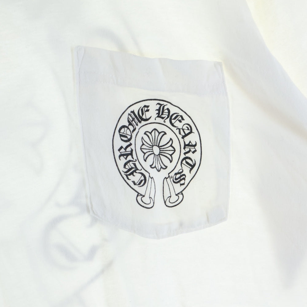 CHROME HEARTS(クロムハーツ) HORSESHOE S/S TEE ホースシュープリント 半袖Tシャツ カットソー ホワイト