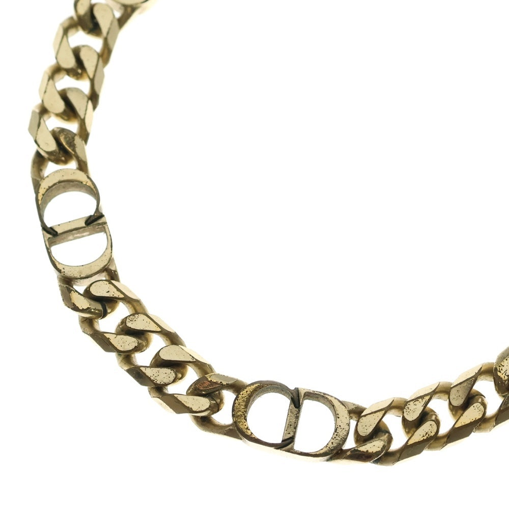 Christian Dior(クリスチャンディオール) CD ICON NECKLACE ロゴモチーフ ネックレス ゴールド