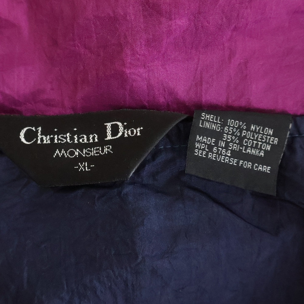 Christian Dior MONSIEUR(クリスチャンディオールムッシュ) ナイロンジャケット ウインドブレーカー ジップアップブルゾン グリーン