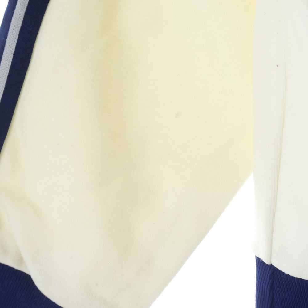 adidas(アディダス) 60s 地球儀トラックジャケット ジップアップ ジャージ フランス製 ホワイト/ネイビー
