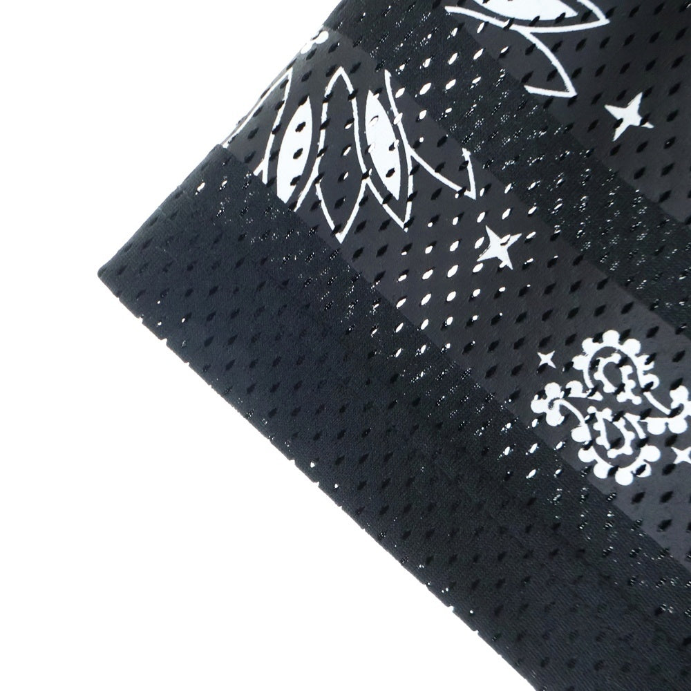 SUPREME(シュプリーム) 25SS Bandana Football Jersey バンダナ フットボール ジャージ メッシュ 半袖Tシャツ ブラック