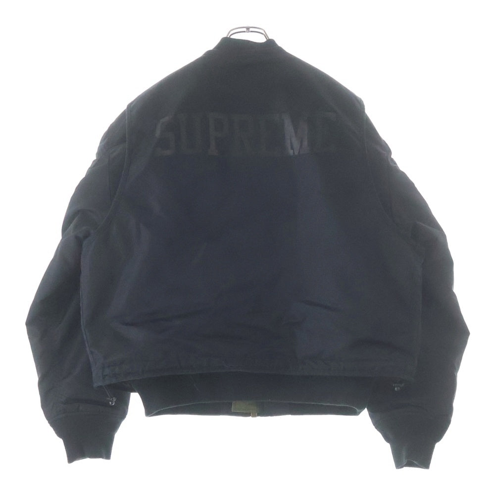 SUPREME(シュプリーム) 24SS/2-in-1 MA-1 + Vest 2イン1 エムエー1 2ジップ リバーシブル ダウンベスト ブラック/カーキ