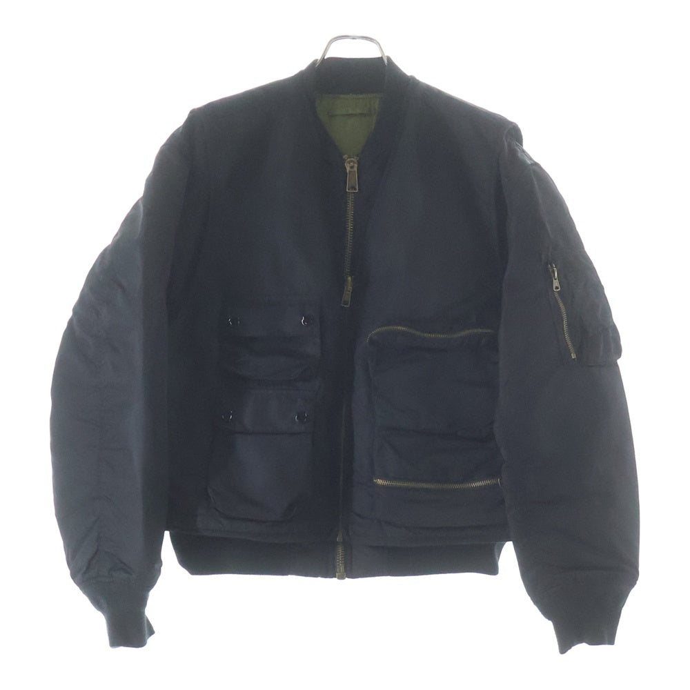SUPREME(シュプリーム) 24SS/2-in-1 MA-1 + Vest 2イン1 エムエー1 2ジップ リバーシブル ダウンベスト ブラック/カーキ