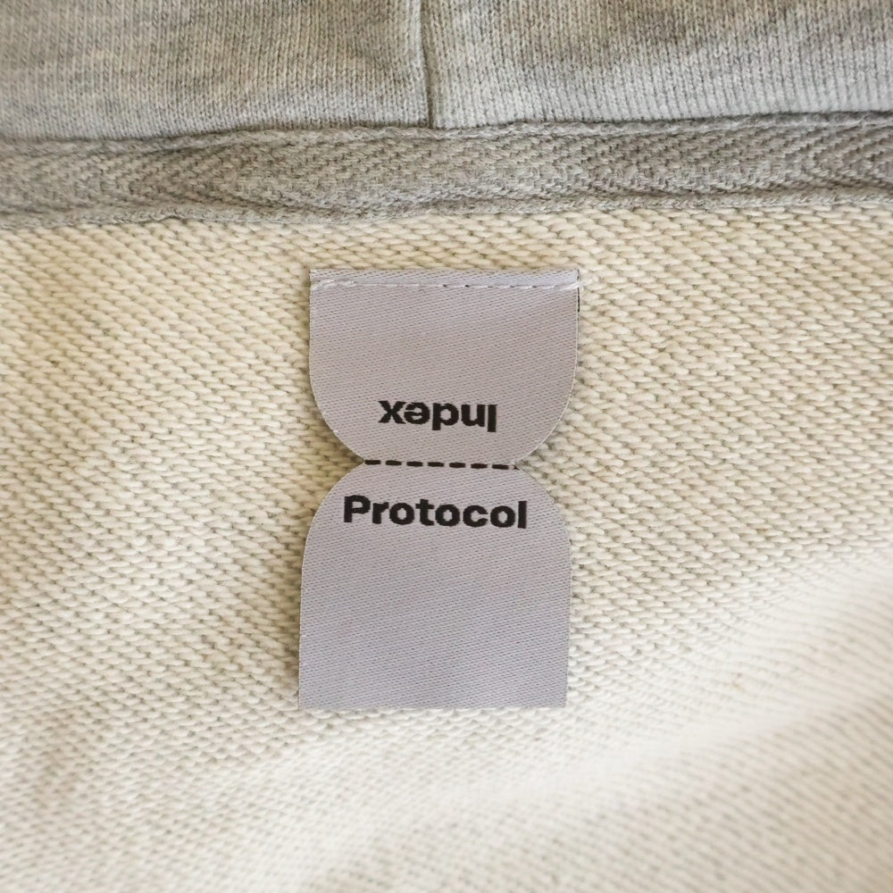 PROTOCOL INDEX(プロトコル インデックス) Reconstructed Sweatshirts Zip Hoodie protoword インデックス リコンストラクテッド スウェットシャツ ジップ