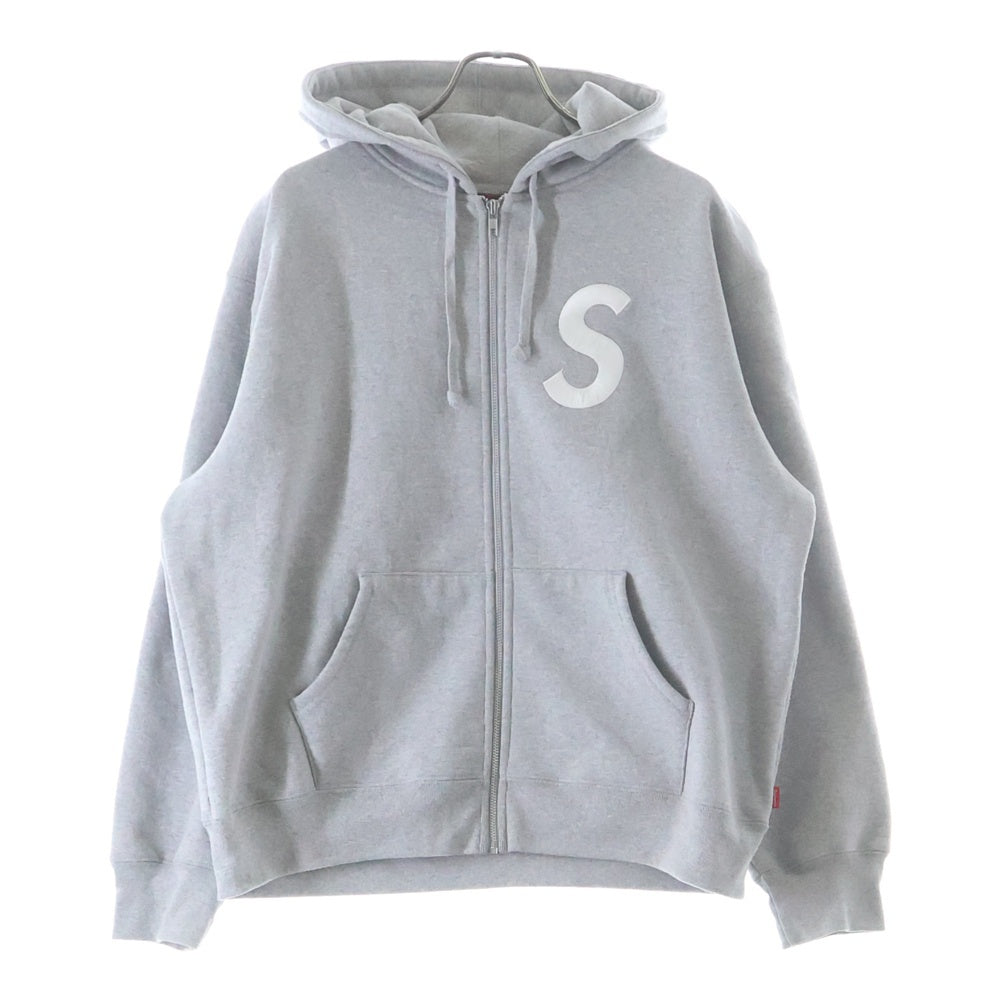 SUPREME(シュプリーム) 25AW S Logo Zip Up Hooded Sweatshirtエス Sロゴ ジップアップ フーディー パーカー グレー